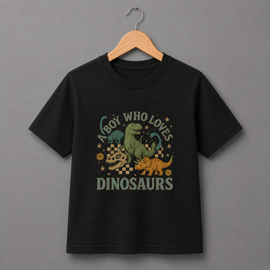 A Boy Who Loves Dinos (Kids)