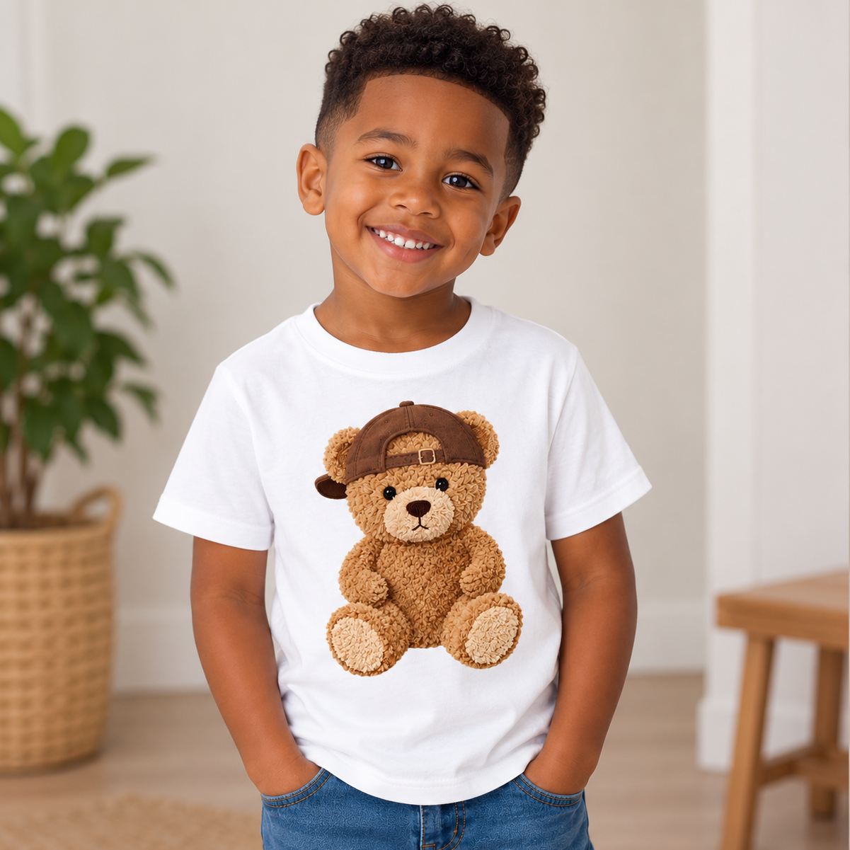 Love Teddy Boy Faux Yarn Shirt (Kids)
