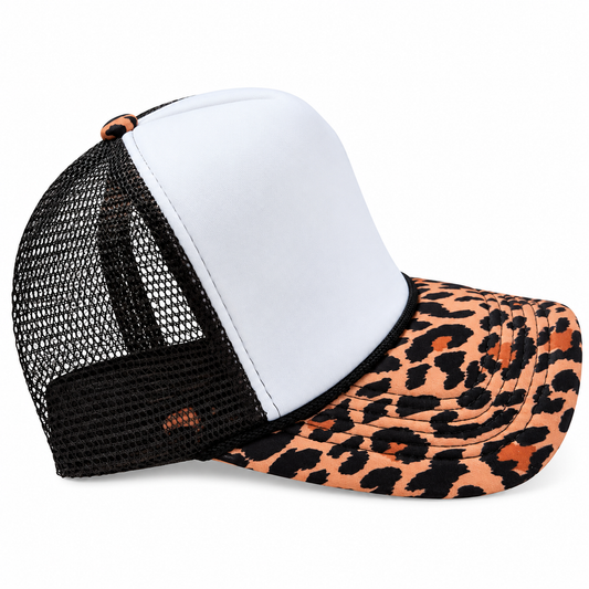 Leopard Print Trucker Hat
