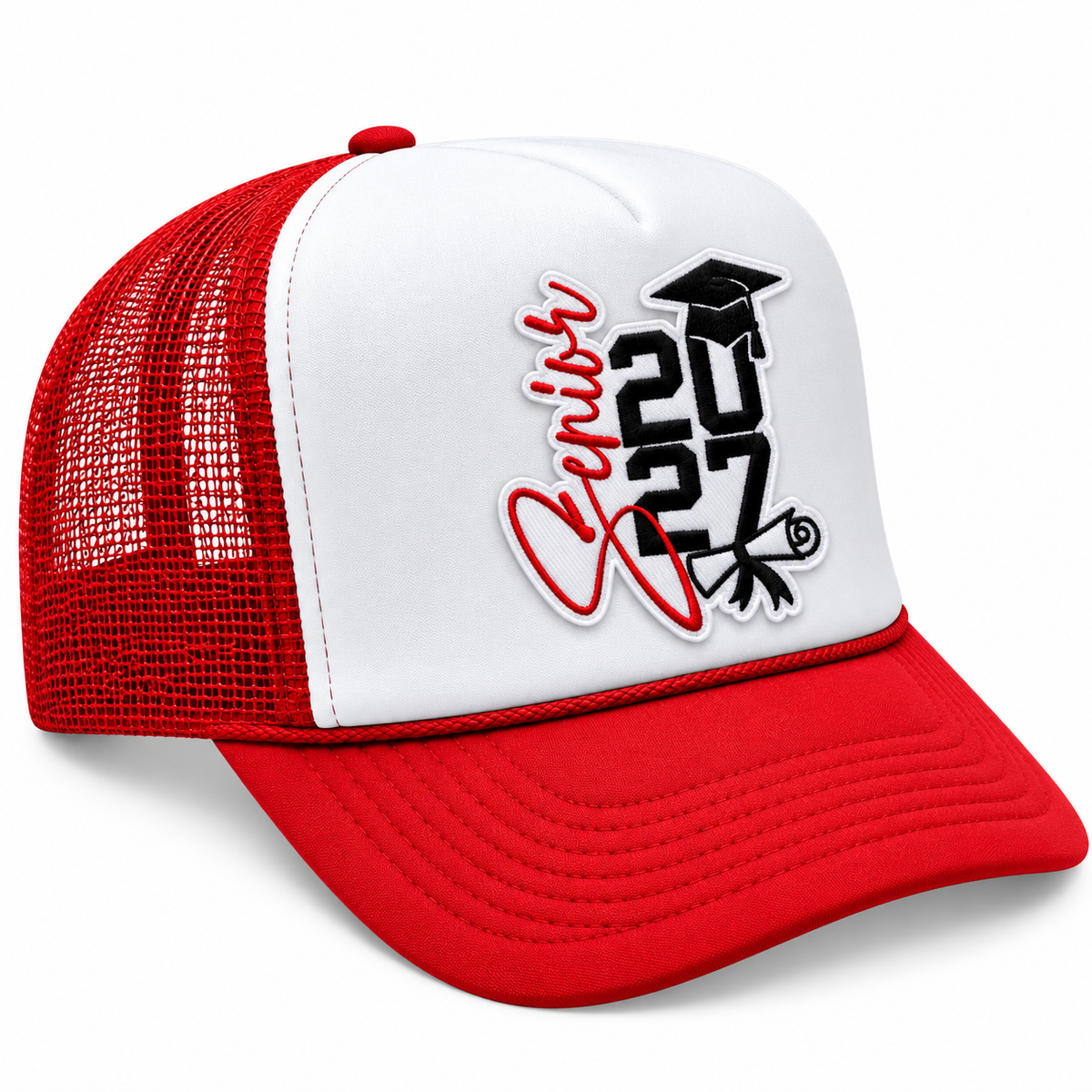 Senior 2027 Red Trucker Hat