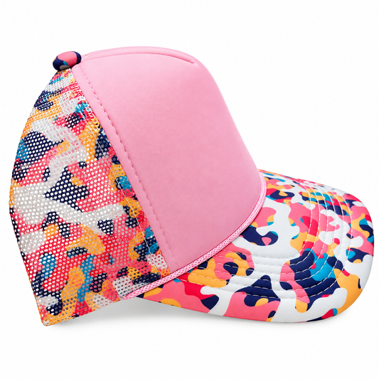Pink Camo Trucker Hat