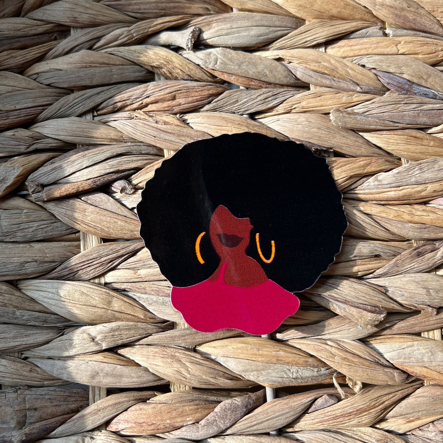 Earring Girl Sticker