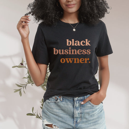 black business owner T-SHIRT
