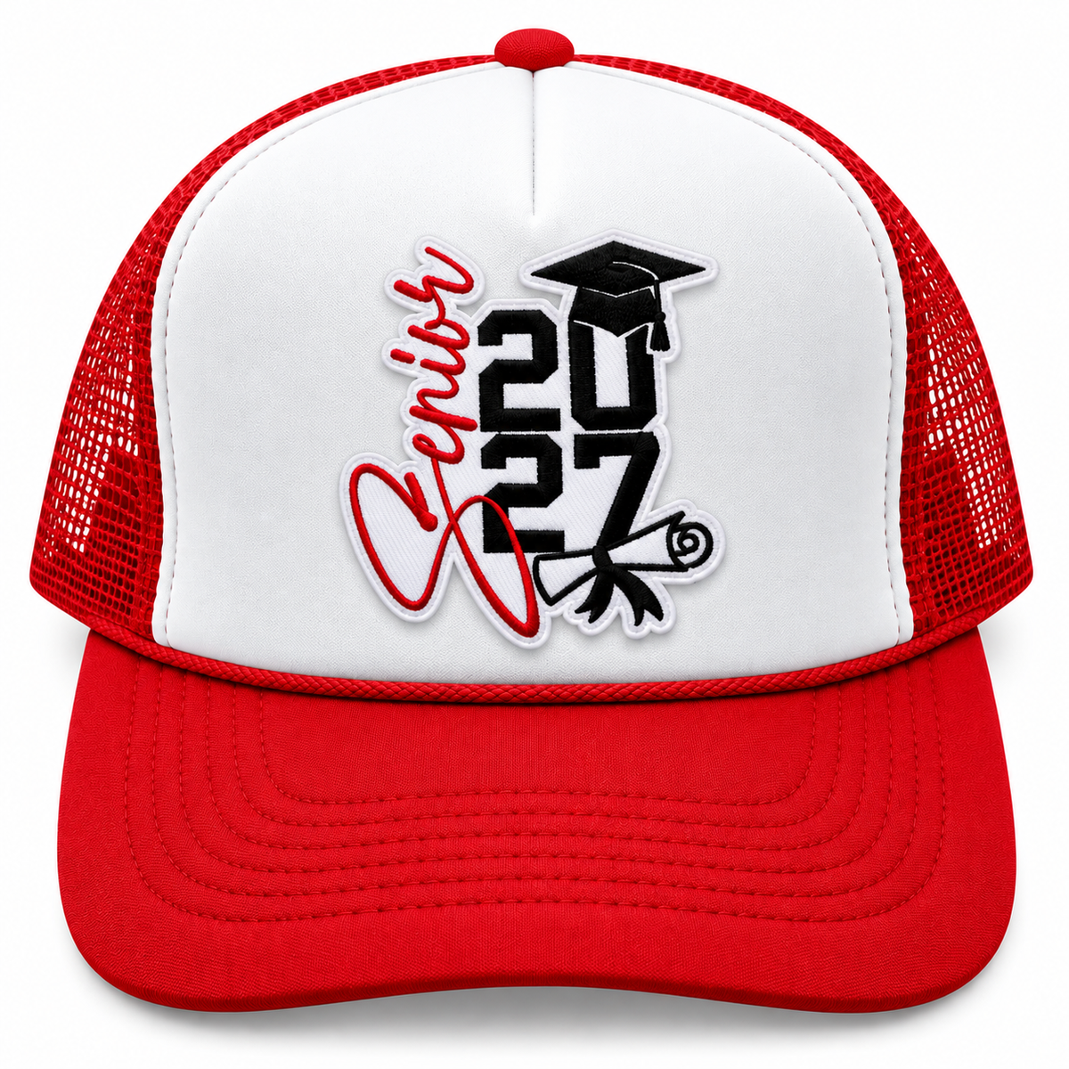Senior 2027 Red Trucker Hat