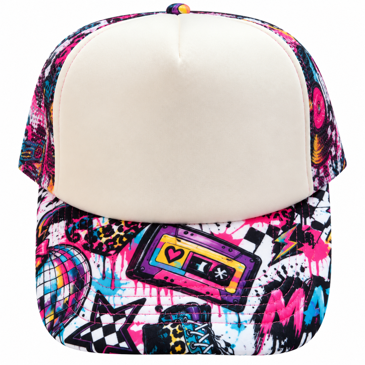 Retro Pop Art Trucker Hat