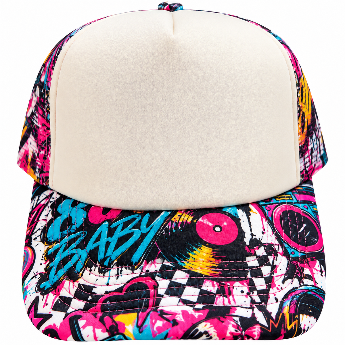 Retro Pop Art Trucker Hat