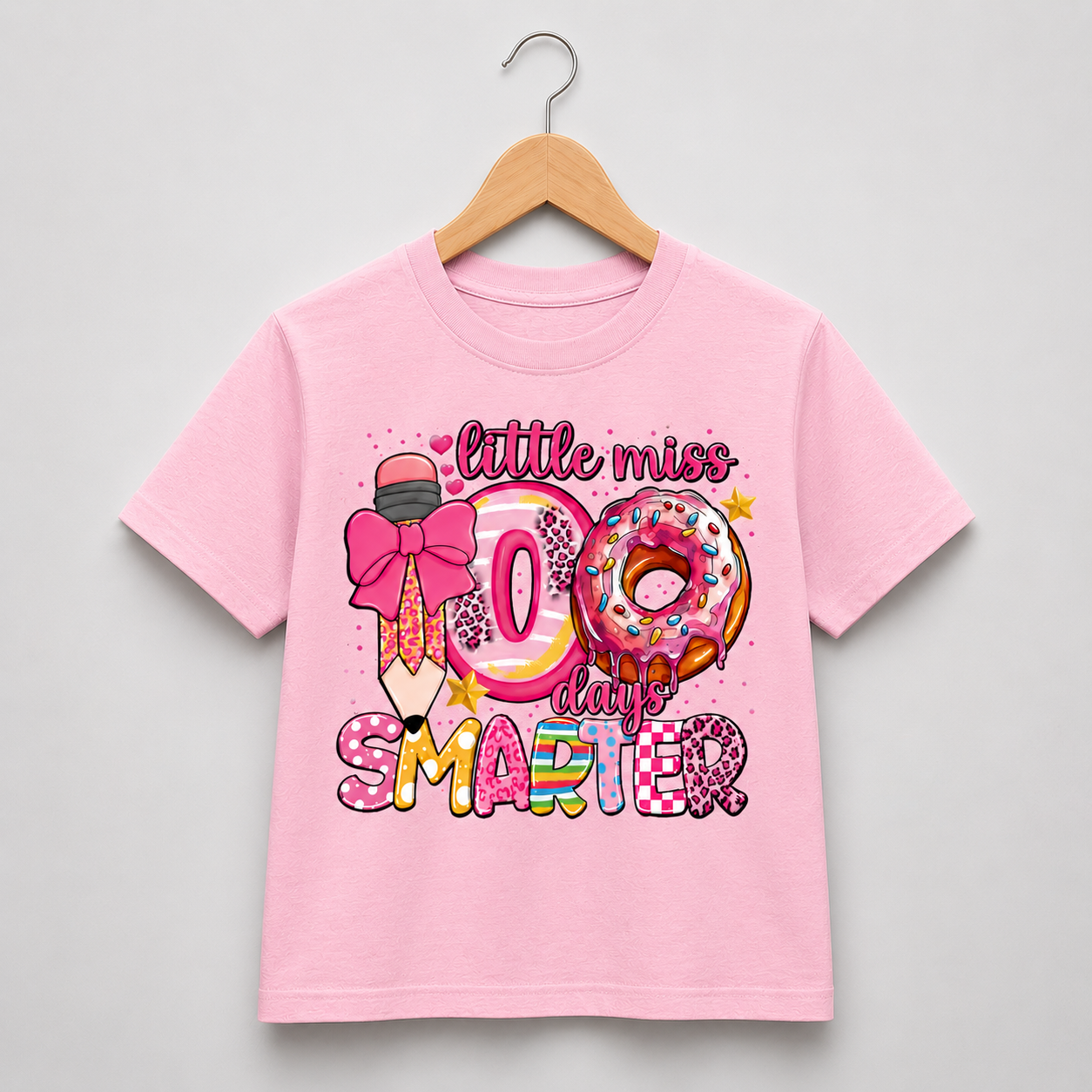 Little Miss 100 Days Smarter Shirt (Kids)