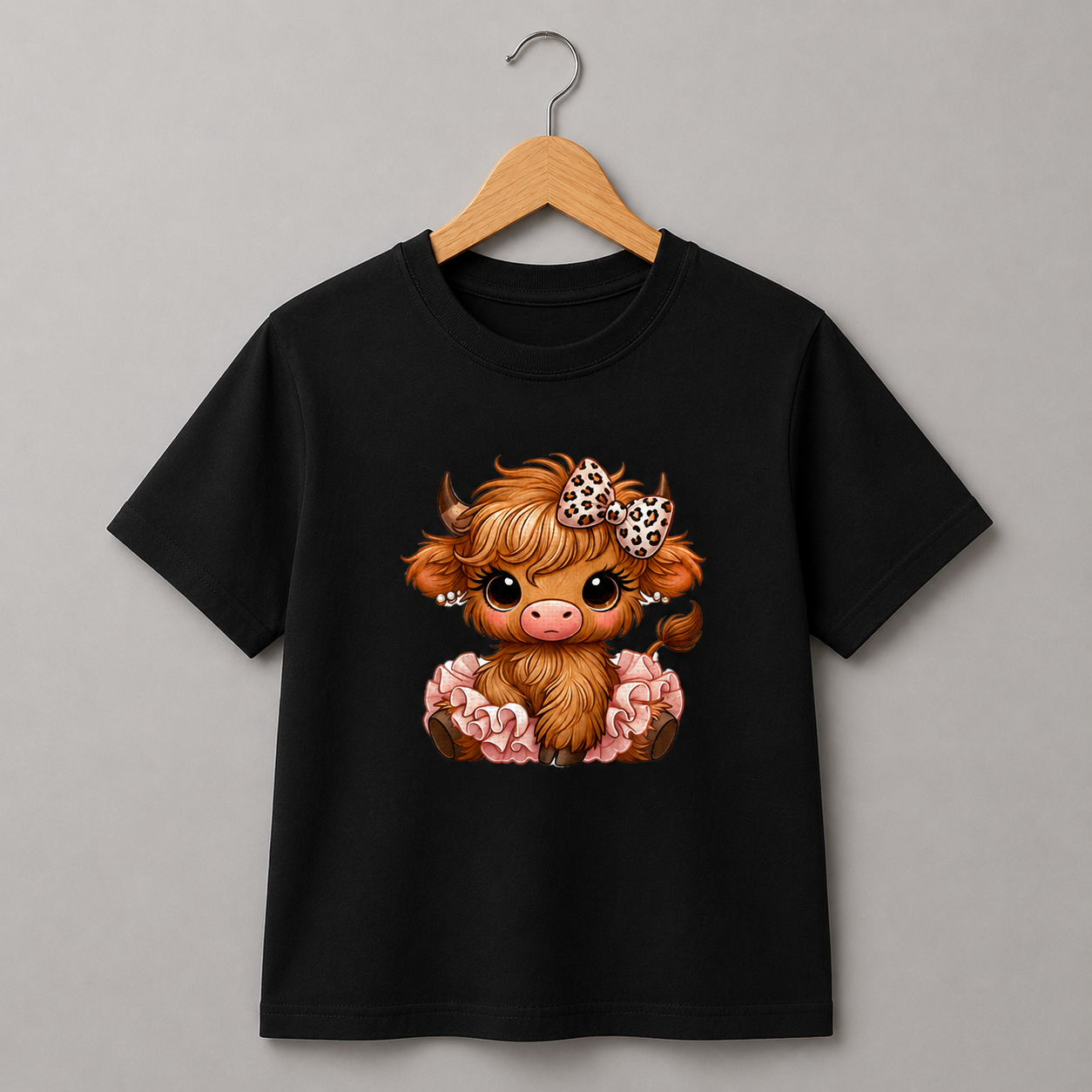 Cute Cow in Tutu Shirt (Kids)