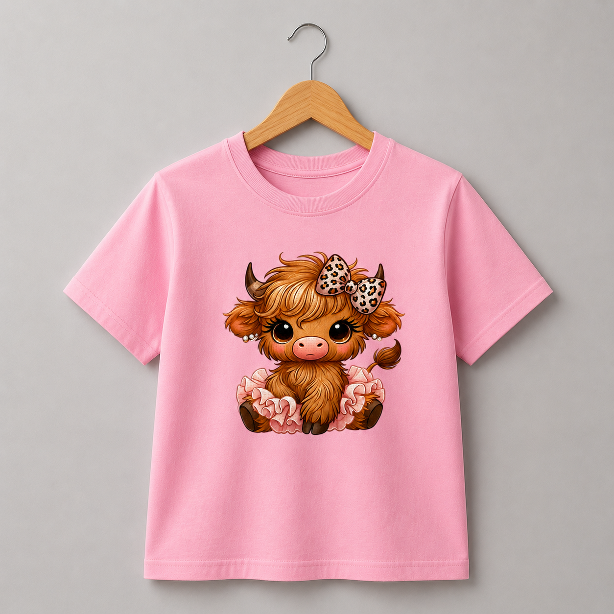 Cute Cow in Tutu Shirt (Kids)