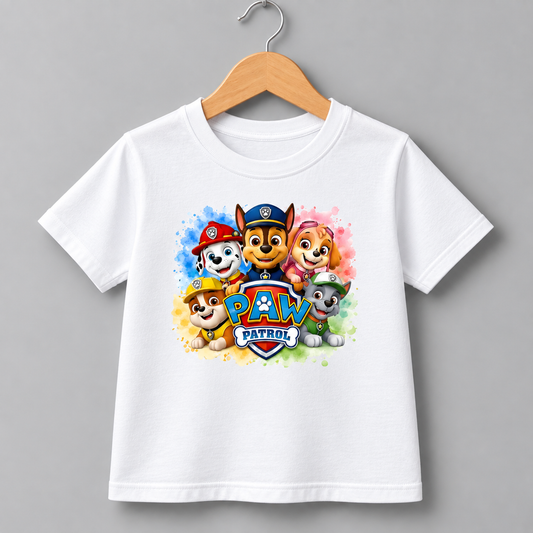 Cartoon Puppies w/ logo (Kids)