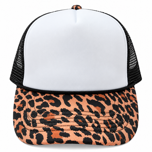 Leopard Print Trucker Hat