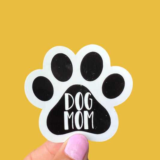 "DOG MOM" Sticker