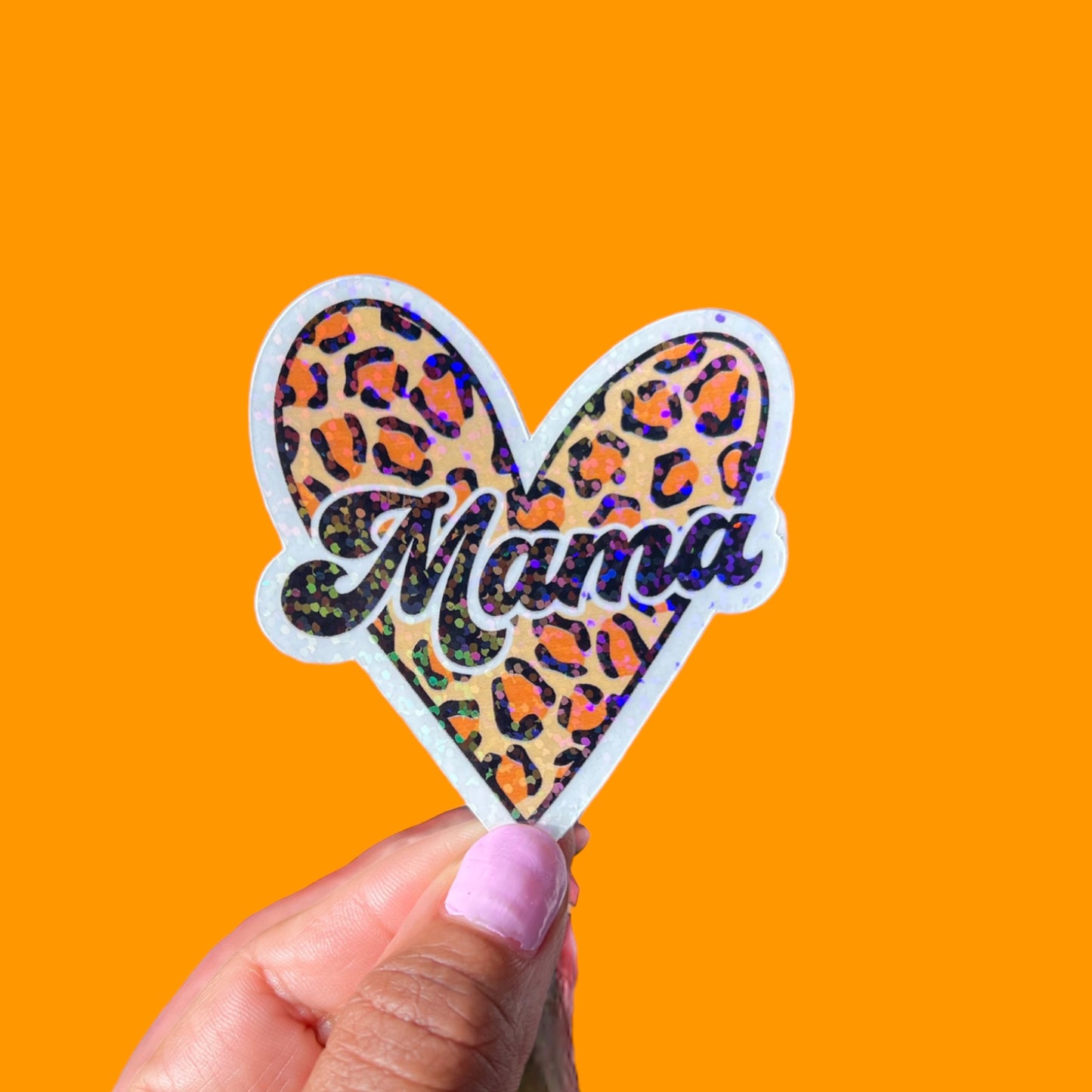 Mama Heart Sticker