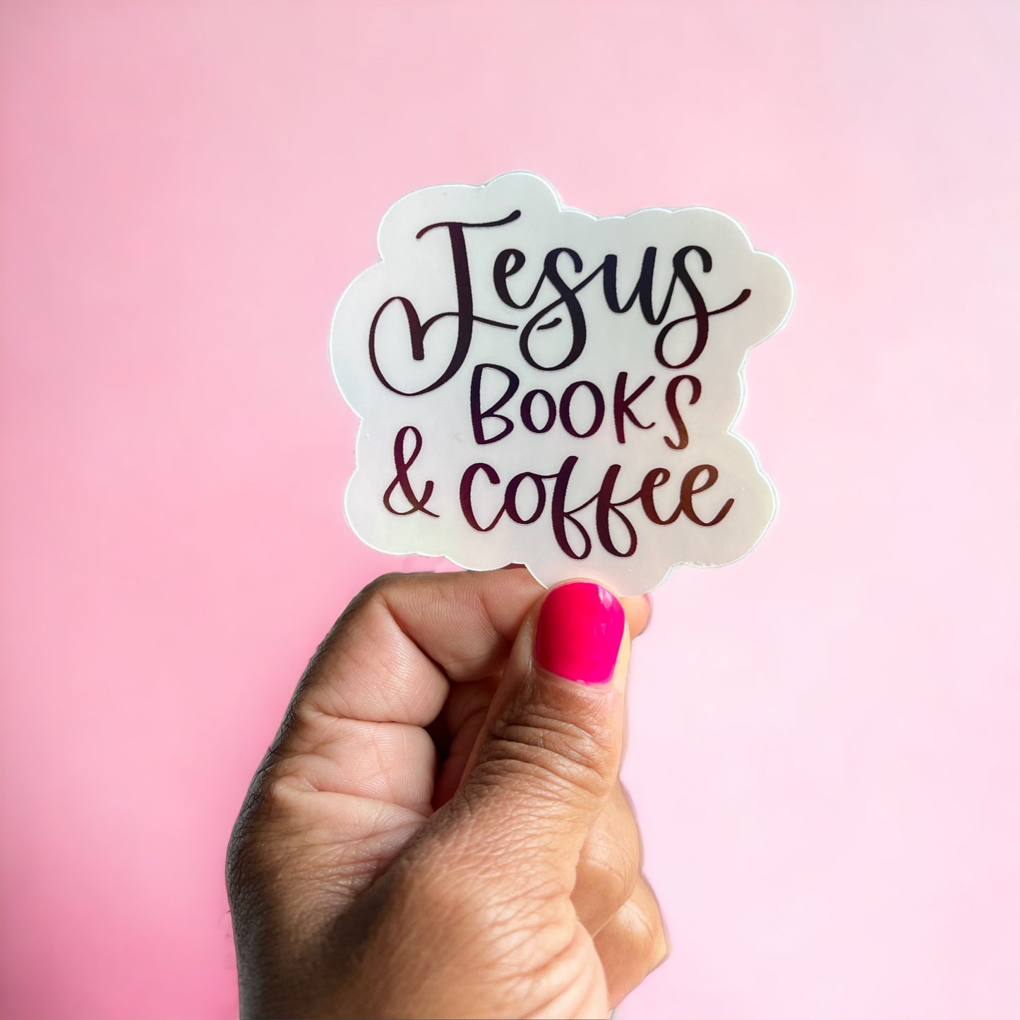 Jesus Books & Coffee Sticker